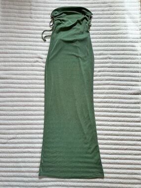 SHEIN Olive Green Clothing Label Close-Up